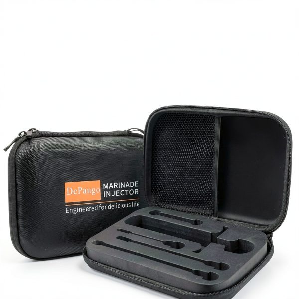 DePango Meat Injector Kit Stainless Steel Needles Easy Grip-4