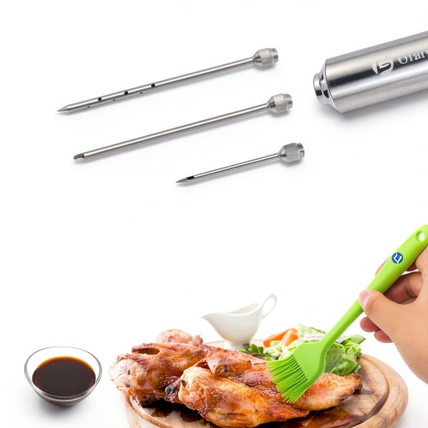 Ofargo Stainless Steel Meat Injector Kitchen BBQ Tool-4