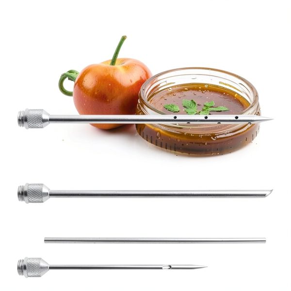 Dormercy Meat Injector Kit Stainless Steel Flavor Injector-3
