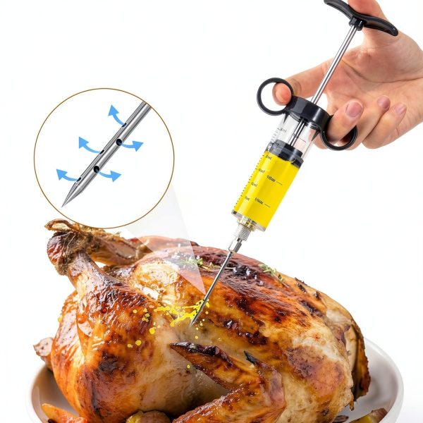 Kingsmile Meat Injector Multi-Needle Ergonomic Kitchen Tool-1