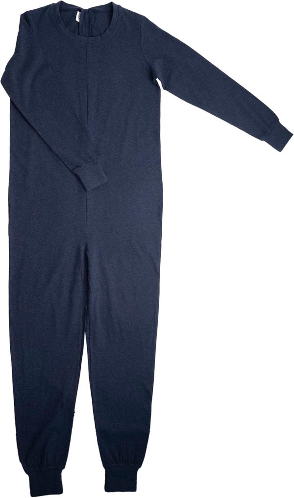 Adaptive Back Zip Sleeper Organic Cotton Mobility Comfort-0