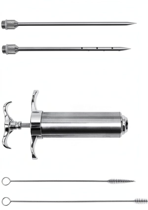 Dormercy Meat Injector Kit Stainless Steel Flavor Injector-1