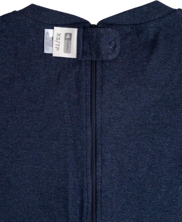 Adaptive Back Zip Sleeper Organic Cotton Mobility Comfort-1