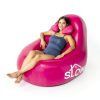 SLOWN Inflatable BBL Chair Pink Waterproof Camping Lounger-1
