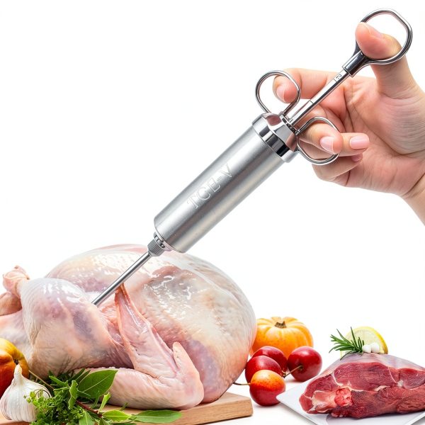 Meat Injector ChefMate D‑Ring for BBQ Enthusiasts-3