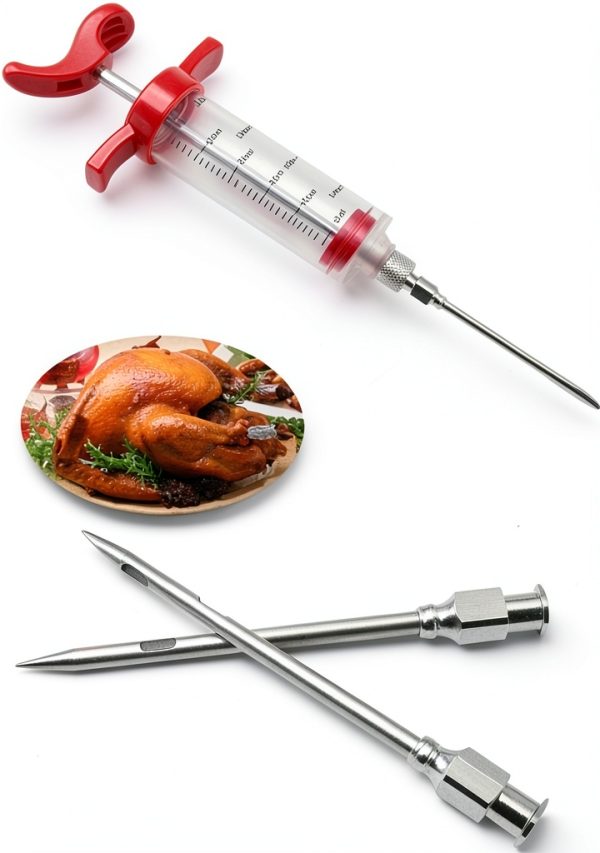 PZRT Stainless Steel Marinade Injector 7.5cm-4