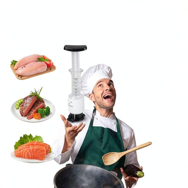 Lazmin Meat Marinade Injector Stainless Steel-4