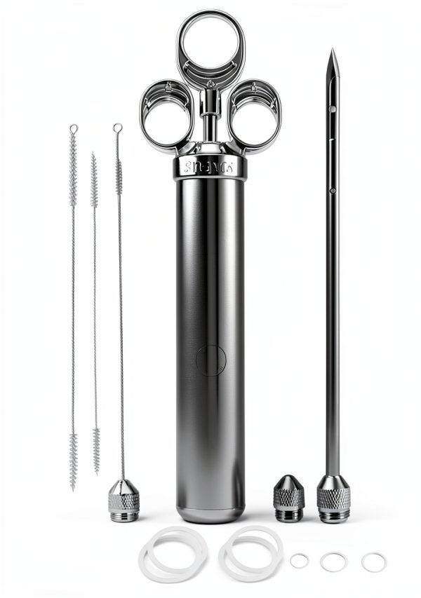 Grill Sergeant 304 Stainless Flavor Injector 2.5oz-1