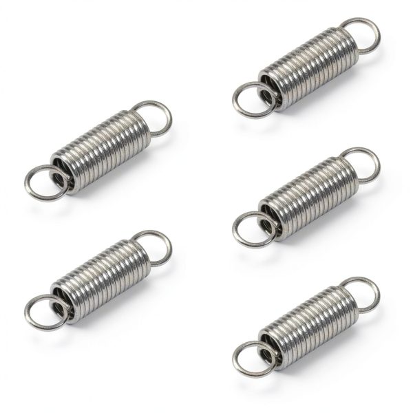 Juvielich Extension Spring 0.8mm x 6mm x 25mm Stainless Hook 15PCS-0