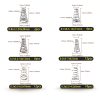 100pcs Conical Spring Set by Cilky 304 Stainless Steel Compression-1