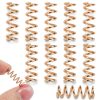 10PCS Compression Spring Kit for Car Heating Plug, Pure Copper Solid Small Tiny Spring Assortment for Electric Accessories Extension Crafts, Multipurpose-0