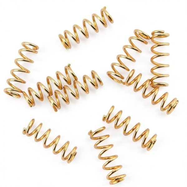 10PCS Compression Spring Kit for Car Heating Plug, Pure Copper Solid Small Tiny Spring Assortment for Electric Accessories Extension Crafts, Multipurpose-2