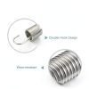 uxcell 50Pcs Extended Spring 9/32" x 1-3/16" Dual Hook Tension Springs-2