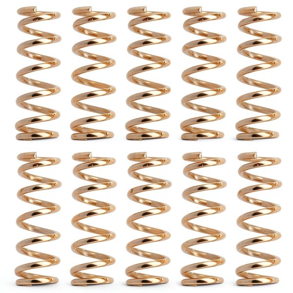 10PCS Compression Spring Kit for Car Heating Plug, Pure Copper Solid Small Tiny Spring Assortment for Electric Accessories Extension Crafts, Multipurpose-7