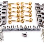 UTVDistribution 1/4 Turn Quick Release Steel Slot Head Dzus Button with Springs and Dimpled Tabs (10)-0