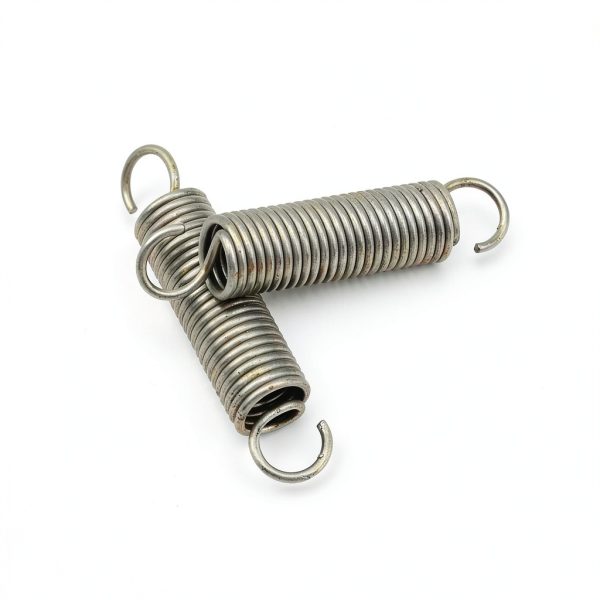 Mcredy 2 Pcs Extension Springs Small Compression Stainless Steel Spring Assortment Kit with Dual Hook Ends for Hobby Crafting DIY Home Repairs, 0.4"x2" (DxH)-2