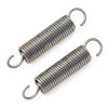 Mcredy 2 Pcs Extension Springs Small Compression Stainless Steel Spring Assortment Kit with Dual Hook Ends for Hobby Crafting DIY Home Repairs, 0.4"x2" (DxH)-0