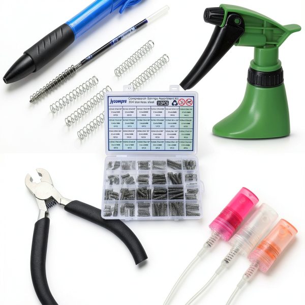 313PCS Small Springs,24 Different Sizes Compression Springs Assortment Kit, Stainless Steel Springs for Repairs,DIY Project (24B)-5