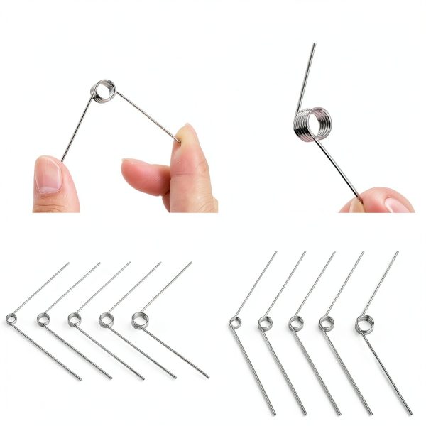 120Pcs Torsional Springs Assortment Kit, Stainless Steel Springs, Mechanical Small Torsion Spring for Shop and Home Repairs, 30 Different Sizes with Individual Bags-2