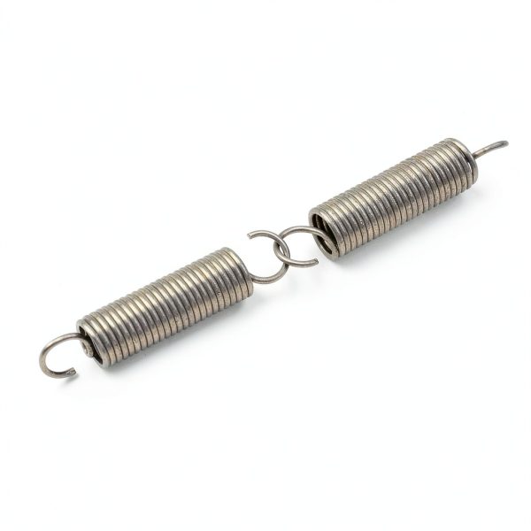 Mcredy 2 Pcs Extension Springs Small Compression Stainless Steel Spring Assortment Kit with Dual Hook Ends for Hobby Crafting DIY Home Repairs, 0.4"x2" (DxH)-5