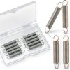 Extension Spring Dunzy 10pcs 1/4" x 1-1/2" Stainless Steel Mechanical-0
