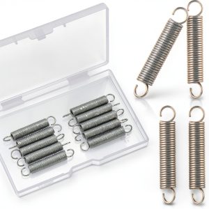 Extension Spring Dunzy 10pcs 1/4" x 1-1/2" Stainless Steel Mechanical-0