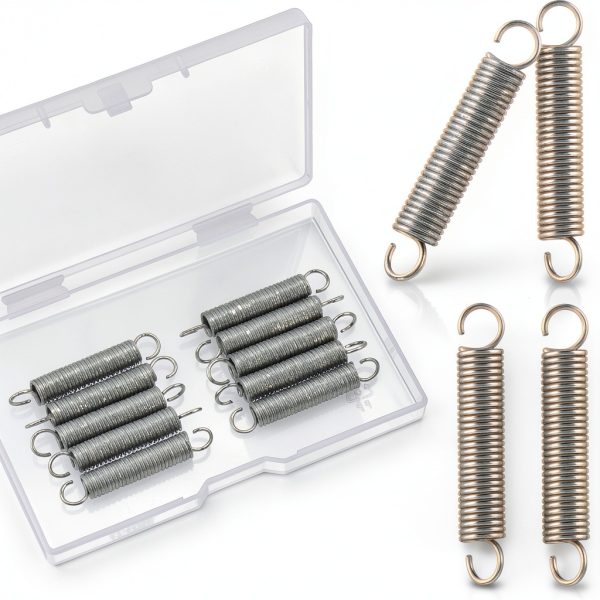 Extension Spring Dunzy 10pcs 1/4" x 1-1/2" Stainless Steel Mechanical-0