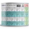 313PCS Small Springs,24 Different Sizes Compression Springs Assortment Kit, Stainless Steel Springs for Repairs,DIY Project (24B)-2